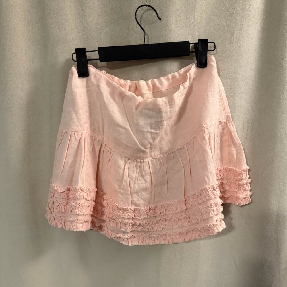 Juicy Couture Skirt • Small • Baby Pink Ruffle Mini